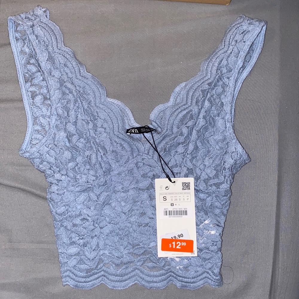 Zara see thru top